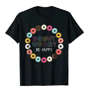 Spurgos Nerimauti Būti Laimingas Marškinėlius Juokinga Dovana Marškinėliai Vyrams, Moterims Vaikas Medvilnės Jaunų T Shirts Normalus Viršūnes Tees Funky Dizaino